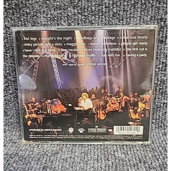 Vintage Unplugged ...And Seated - Rod Stewart W/ Ronnie Wood CD Warner Bros 1993 - Picture 2 of 4